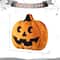 Glitzhome® 15.5"L Fall and Halloween Fabric Double Sided Pumpkin Pillow